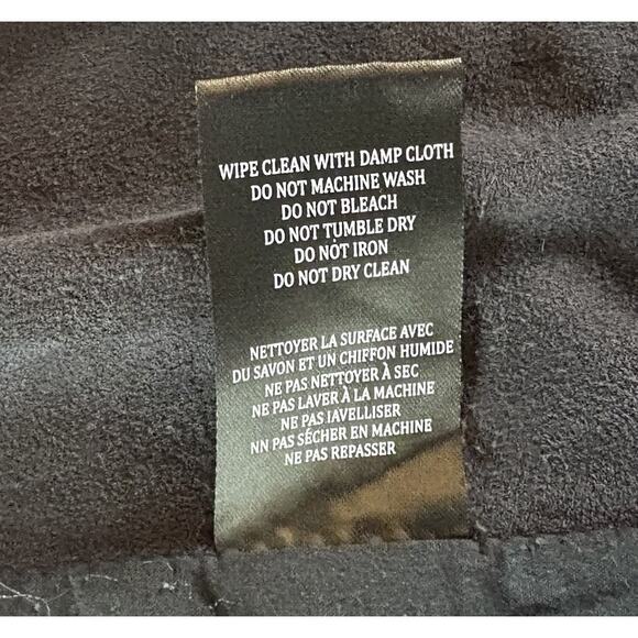 BLANKNYC Private Practice Mixed Media Black Drape Front Asymmetrical Jacket Sz S - Picture 9 of 13